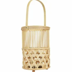 THE HOME DECO FACTORY - Lanterne en bambou tressé 22 x 55 cm