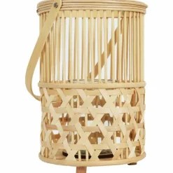 THE HOME DECO FACTORY - Lanterne en bambou tressé 22 x 55 cm