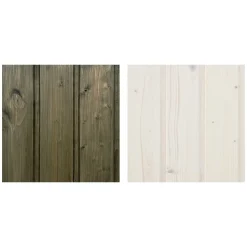 TIMBELA - 5l de produit de protection blanc + 5l de produit de protection chêne clair timbela dkmt01-moss/white