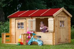 TIMBELA - Maison en bois pour enfants - 2.63m2 - 178 x 241 cm - M503