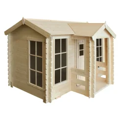 TIMBELA - Maison en bois pour enfants - 2.63 m2 - 241 x 187 cm - M520