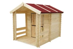 TIMBELA - Maison en bois pour enfants - 1.1m2 - 182 x 146 cm - M501