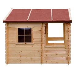 TIMBELA - Maison en bois pour enfants - 1.1m2 - 182 x 146 cm - M501A