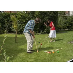 TRADITIONAL GARDEN GAMES - Set de croquet familial en bois
