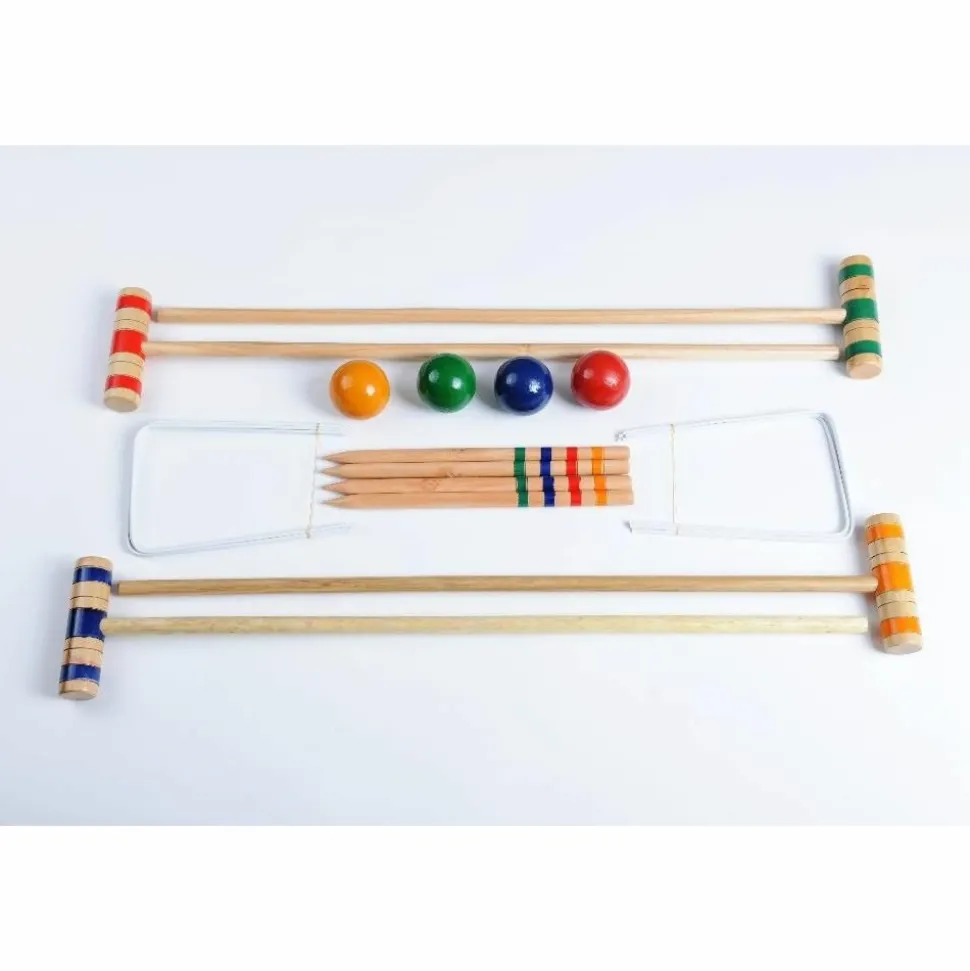 TRADITIONAL GARDEN GAMES - Set de croquet enfant en bois