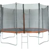 TRIGANO - Trampoline avec filet de sécurité 366 cm