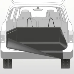 TRIXIE - Housse de coffre auto pour chiens 210x175 cm noir