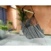 TROPICAL INFLUENCES - Chaise hamac poligono noir