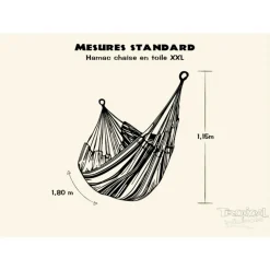 TROPICAL INFLUENCES - Chaise hamac avec support malaga xxl