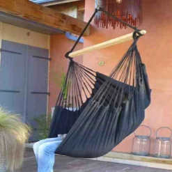 TROPICAL INFLUENCES - Hamac chaise noire