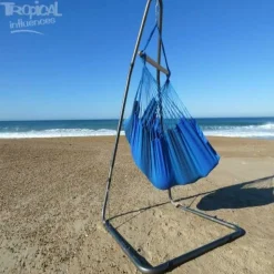 TROPICAL INFLUENCES - Hamac chaise azur xl + support soledad