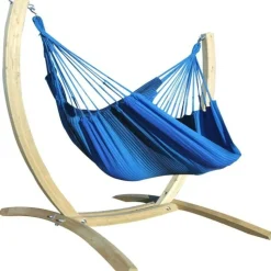 TROPICAL INFLUENCES - Hamac chaise azur xl + support paquito