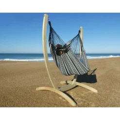 TROPICAL INFLUENCES - Support paquito avec hamac-chaise poligono noir xl