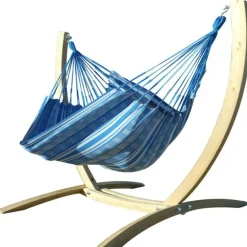 TROPICAL INFLUENCES - Support paquito avec hamac-chaise poligono turquoise xl
