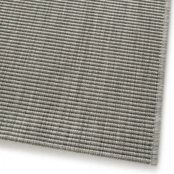 UNAMOURDETAPIS - Tapis extérieur 140x200 tissé kilim gris stalow 5