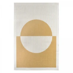 UNAMOURDETAPIS - Tapis extérieur, kilim reversible 160x230 lyn2 aq reversible jaune