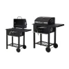 VAGGAN - Barbecue de charbon avec couvercle 48,5x36x96cm
