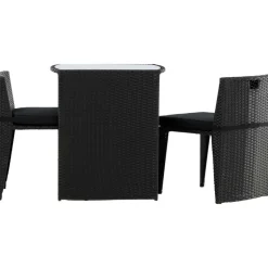 VENTURE HOME - Ensemble table et 2 chaises en résine tressée savanna