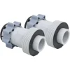 VIDAXL - Adaptateurs de tuyaux de piscine type b 2 pcs