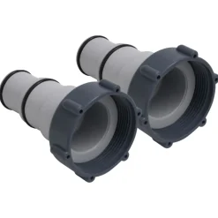 VIDAXL - Adaptateurs de tuyau de piscine 2 pcs plastique