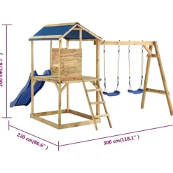 VIDAXL - Aire de jeux d'extérieur bois de pin imprégné