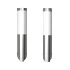 VIDAXL - Applique murale d'extérieur 2 pcs acier inoxydable