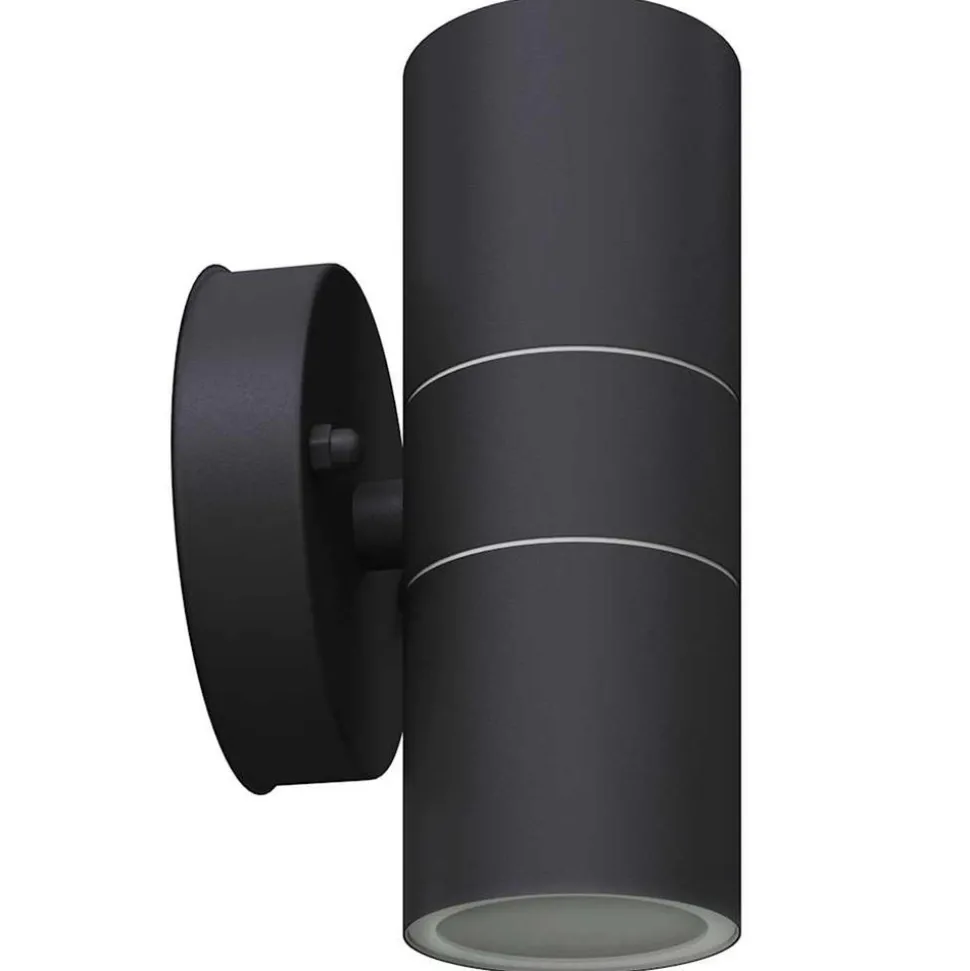 VIDAXL - Applique murale led d'extérieur 2 pcs acier inoxydable haut bas