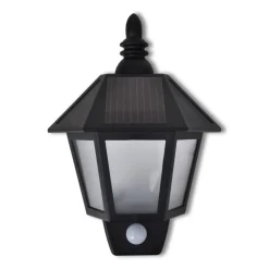 VIDAXL - Applique murale solaire avec capteur de mouvement