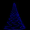 VIDAXL - Arbre mural avec crochet métallique 720 led bleu 5 m int/ext