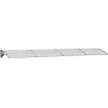 VIDAXL - Auvent de porte gris et transparent 350x75 cm polycarbonate