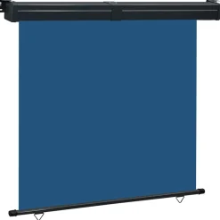 VIDAXL - Auvent latéral de balcon 165x250 cm bleu