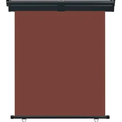 VIDAXL - Auvent latéral de balcon 145x250 cm marron