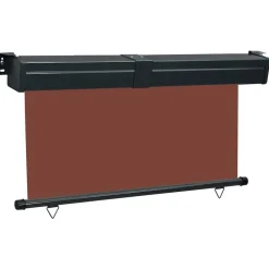 VIDAXL - Auvent latéral de balcon 145x250 cm marron