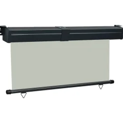 VIDAXL - Auvent latéral de balcon 165x250 cm gris