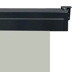 VIDAXL - Auvent latéral de balcon 165x250 cm gris