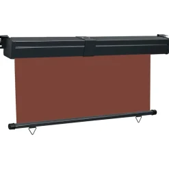 VIDAXL - Auvent latéral de balcon 175x250 cm marron