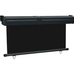 VIDAXL - Auvent latéral de balcon 175x250 cm noir