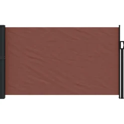 VIDAXL - Auvent latéral rétractable marron 120x500 cm