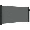 VIDAXL - Auvent latéral rétractable anthracite 100x500 cm