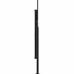 VIDAXL - Auvent latéral rétractable noir 160x600 cm