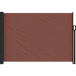 VIDAXL - Auvent latéral rétractable marron 140x300 cm