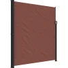 VIDAXL - Auvent latéral rétractable marron 220x300 cm