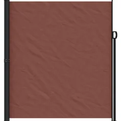 VIDAXL - Auvent latéral rétractable marron 220x300 cm