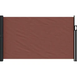 VIDAXL - Auvent latéral rétractable marron 117x300 cm
