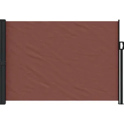 VIDAXL - Auvent latéral rétractable marron 140x600 cm