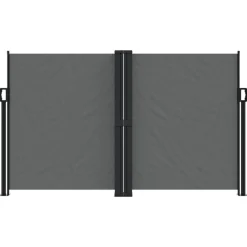 VIDAXL - Auvent latéral rétractable anthracite 140x1200 cm
