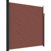 VIDAXL - Auvent latéral rétractable marron 200x600 cm