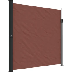 VIDAXL - Auvent latéral rétractable marron 200x600 cm