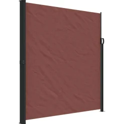 VIDAXL - Auvent latéral rétractable marron 220x600 cm