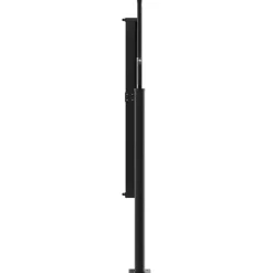VIDAXL - Auvent latéral rétractable marron 100x500 cm